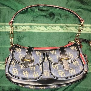 NWT DOONEY & BOURKE Medium Banana Bag - Denim